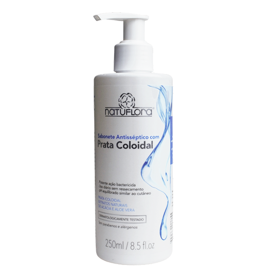 Sabonete Antisséptico com Prata Coloidal 250 ml - Natuflora